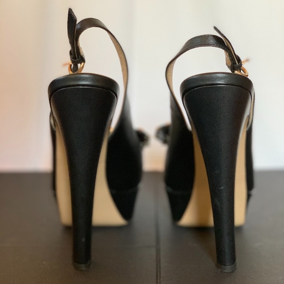 Valentino Rockstud Peep-toe Slingback Pump - Picture 5 of 7